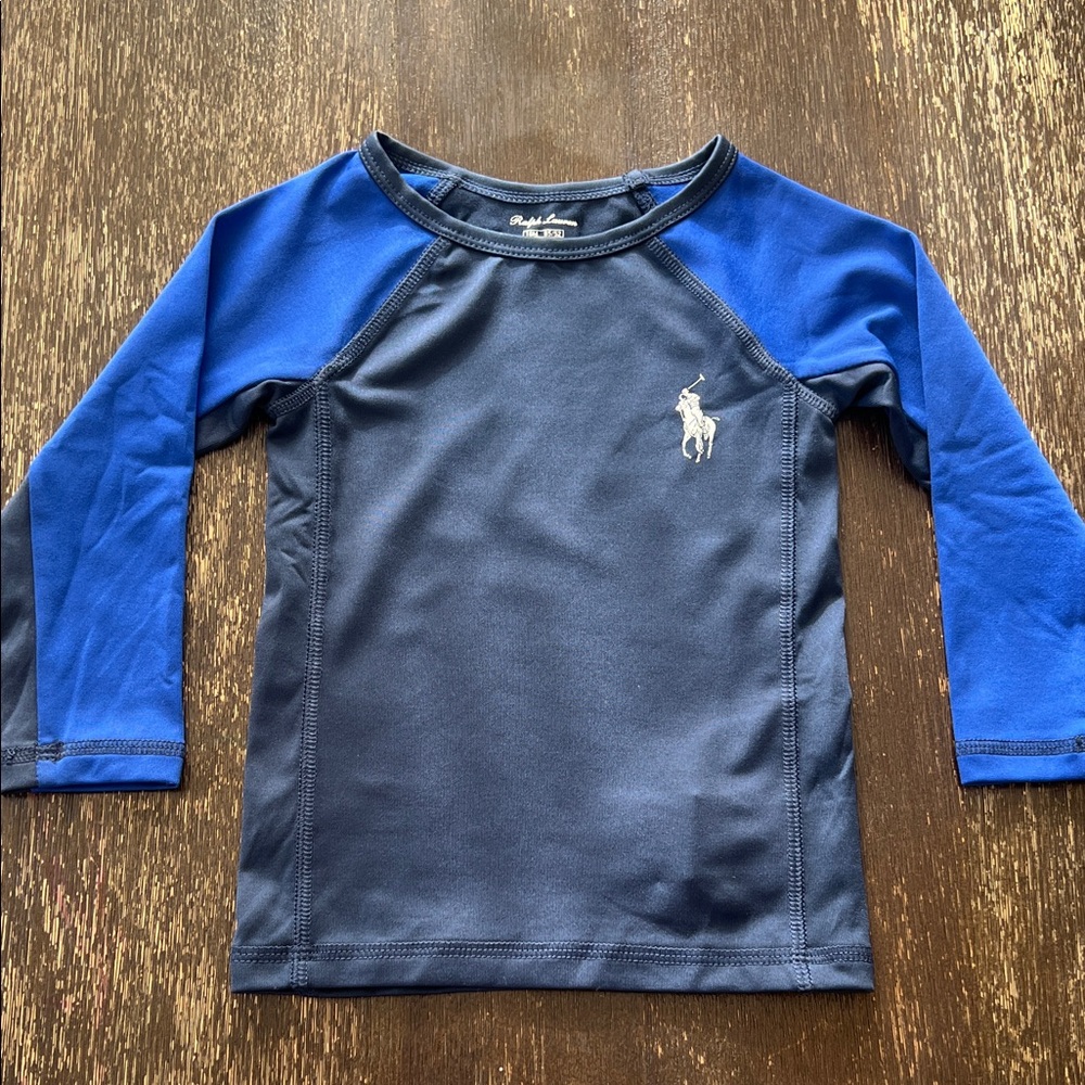 Ralph Lauren Kids Rashguard - Navy and Blue